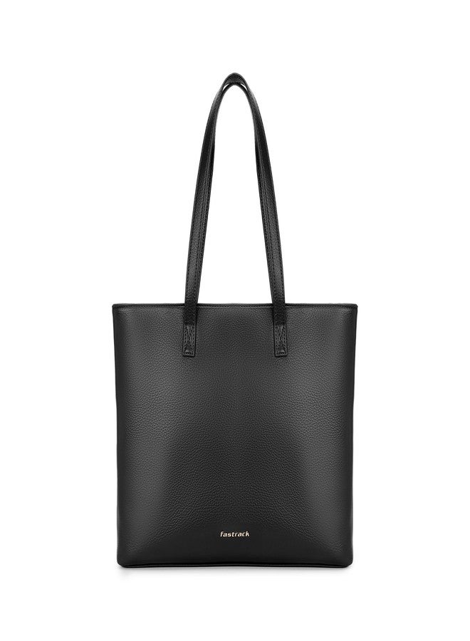 Fastrack Pebblepop Tote | Faux-Leather Women's Tote Bag | Textured Laptop Tote For Daily Use | 14-Inch Laptop Compatible - Image 1